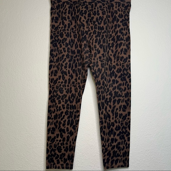 Style & Co Plus Size Basic Printed Leopard Leggings Size XXL - Picture 2 of 9